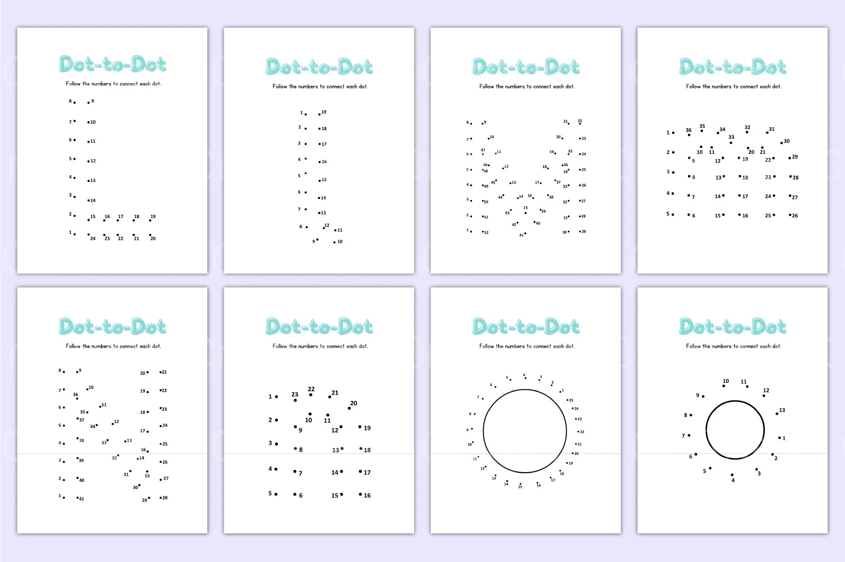 Alphabet Dot to Dot Worksheet for Kids - CraftNest - Digital Crafting and Art