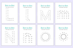 Alphabet Dot to Dot Worksheet for Kids - CraftNest - Digital Crafting and Art