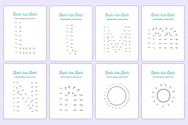 Alphabet Dot to Dot Worksheet for Kids - CraftNest - Digital Crafting and Art