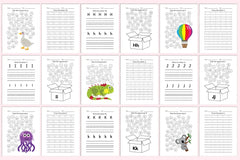 Preschool Alphabet Workbook for Early Learning - CraftNest - Digital Crafting and Art