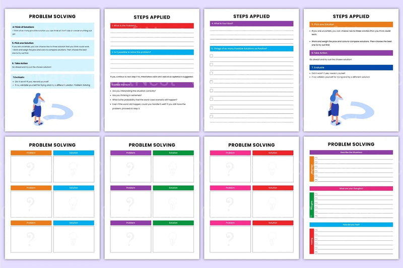 Problem Solving Workbook for Effective Learning - CraftNest - Digital Crafting and Art
