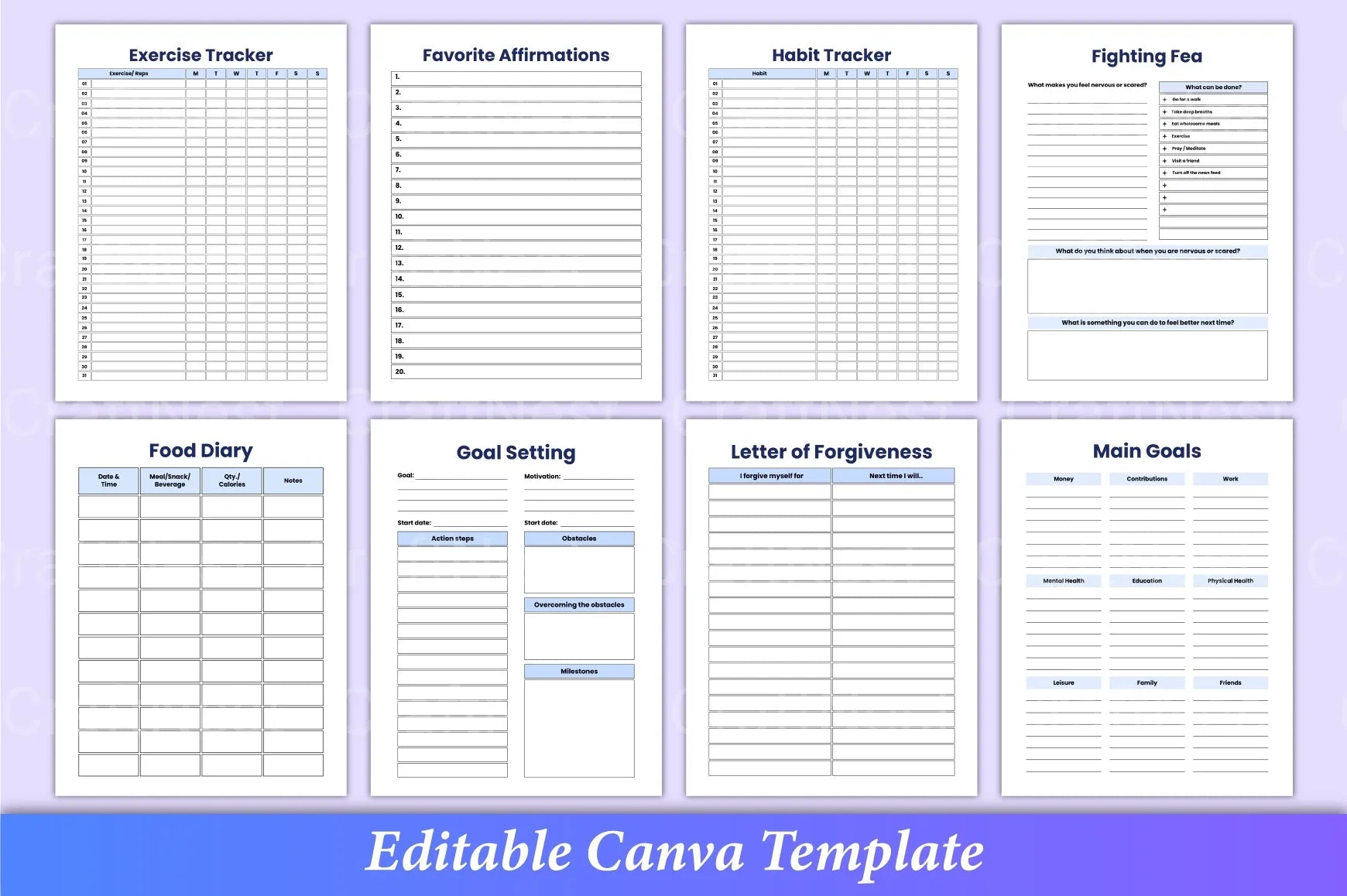 ADHD Planner for Effective Organization - CraftNest - Digital Crafting and Art