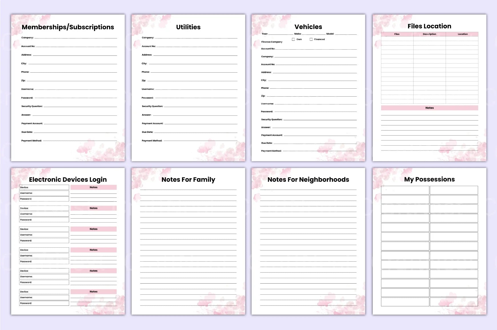 End of Life Planner Guide - CraftNest - Digital Crafting and Art