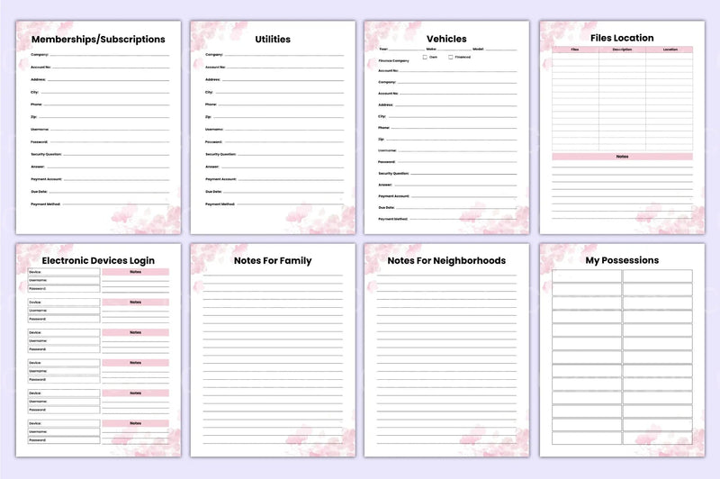 End of Life Planner Guide - CraftNest - Digital Crafting and Art