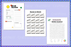 Summer Planner for Kids - Canva Template - CraftNest - Digital Crafting and Art