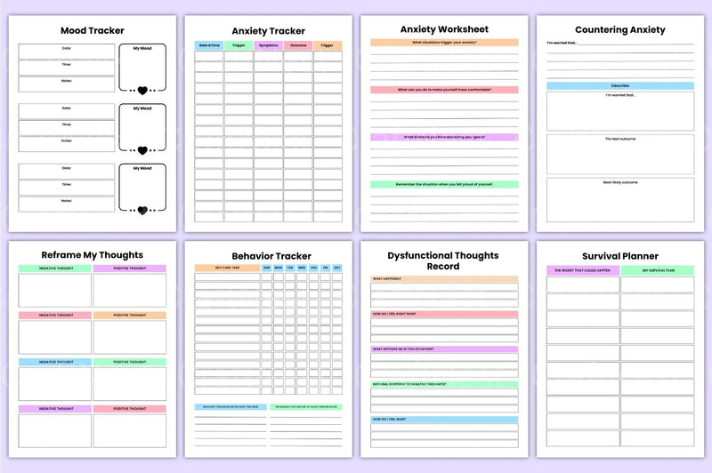 Therapy Healing Workbook for Personal Growth - CraftNest - Digital Crafting and Art