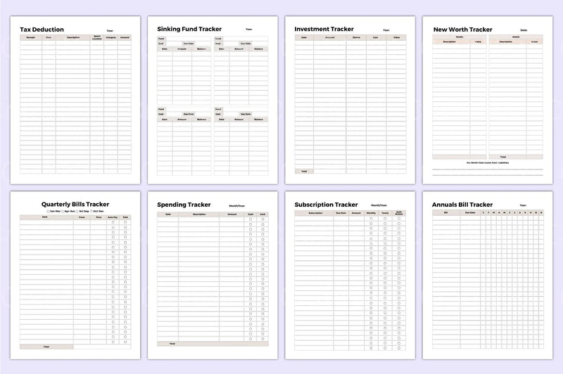 Budget Planner 2023 - CraftNest - Digital Crafting and Art