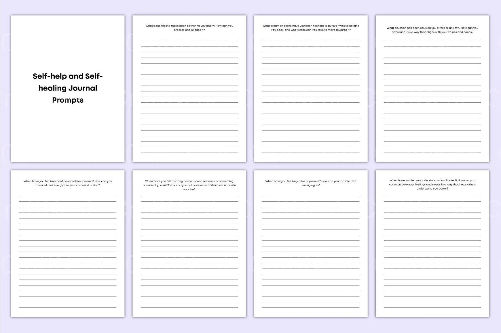 100 Self Care Prompts for Personal Growth - CraftNest - Digital Crafting and Art