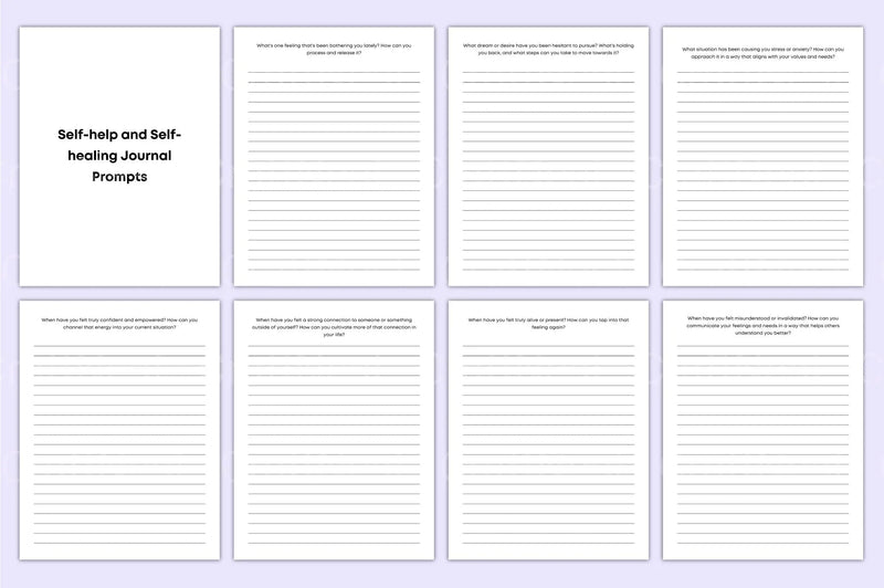 100 Self Care Prompts for Personal Growth - CraftNest - Digital Crafting and Art