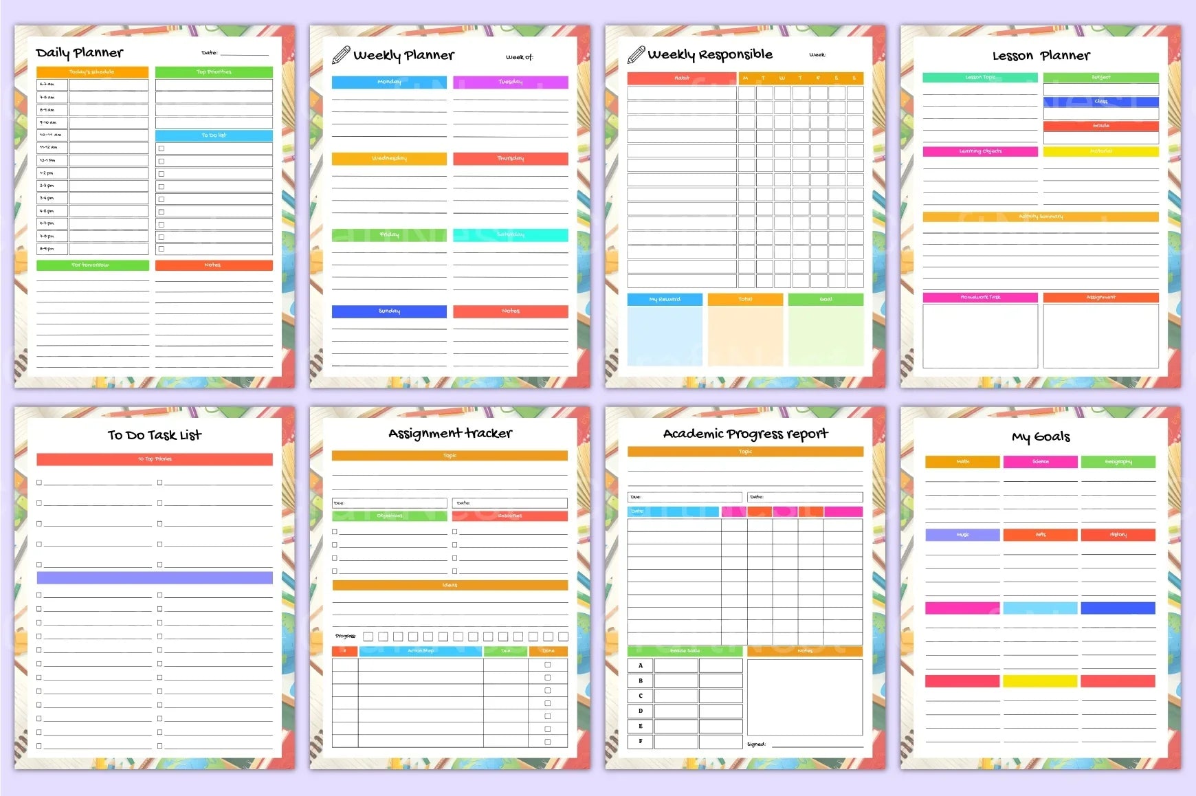 Academic Workbook for Kids - CraftNest - Digital Crafting and Art