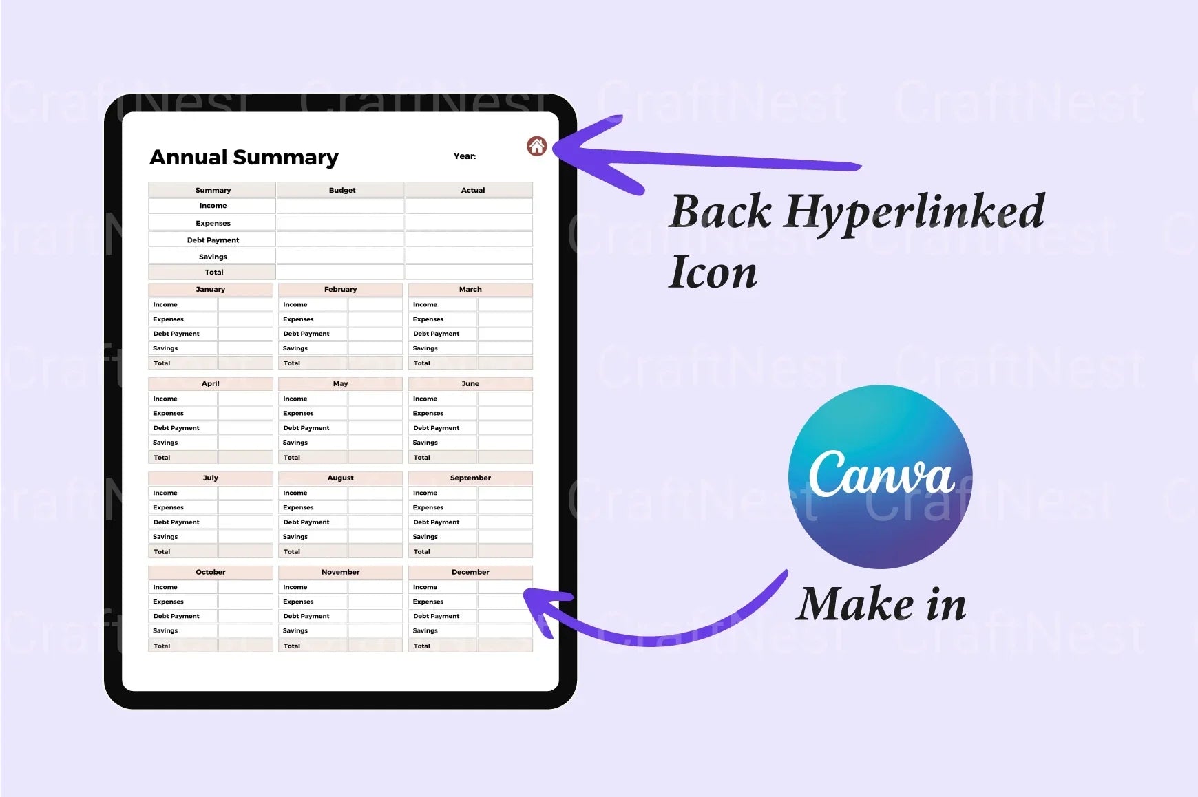Small Business Planner Guide - CraftNest - Digital Crafting and Art