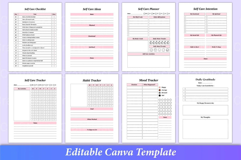 Ultimate ADHD Self-Care Planner - CraftNest - Digital Crafting and Art