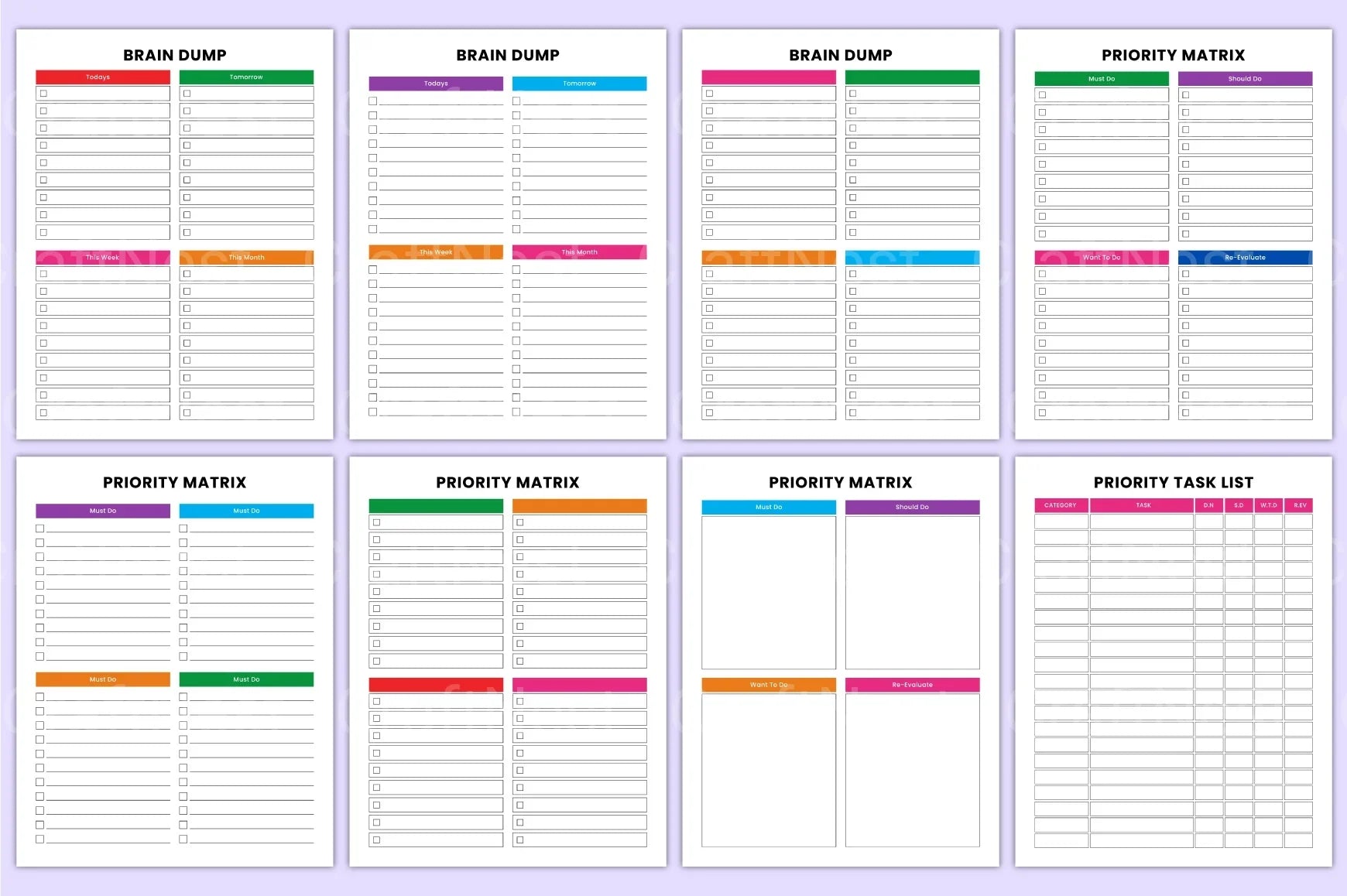ADHD Brain Dump Guide - CraftNest - Digital Crafting and Art