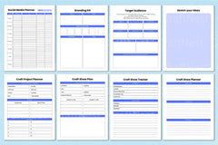 Craft Handmade Business Planner - CraftNest - Digital Crafting and Art