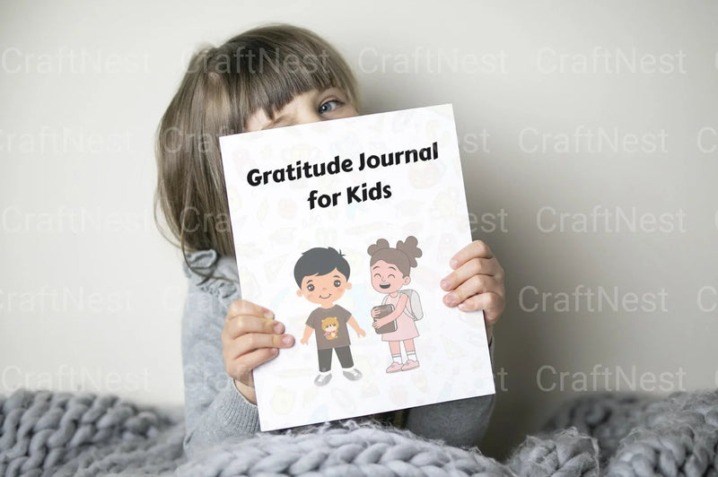Gratitude Journal for Kids Canva Interior - CraftNest - Digital Crafting and Art