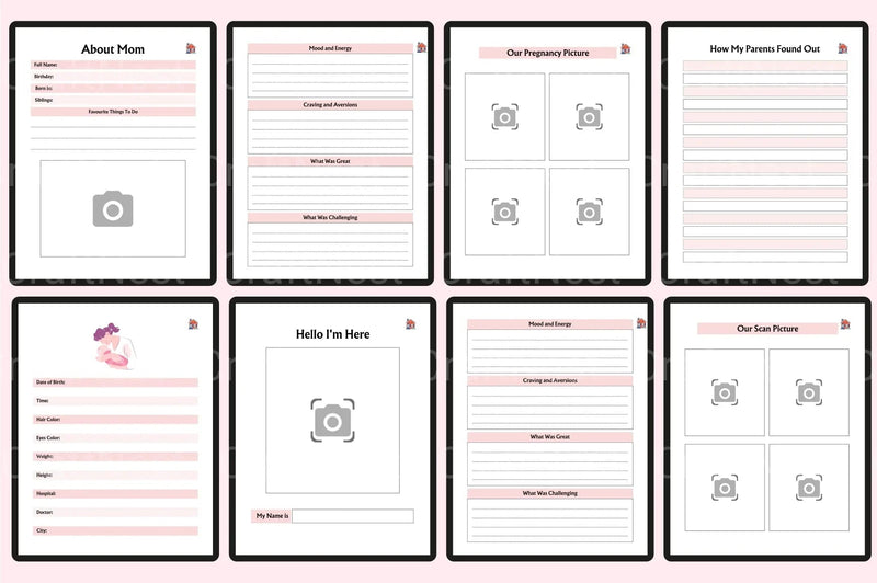 Baby Memory Book: Cherish Every Milestone - CraftNest - Digital Crafting and Art