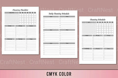 Ultimate Cleaning Planner for Organized Living - CraftNest - Digital Crafting and Art