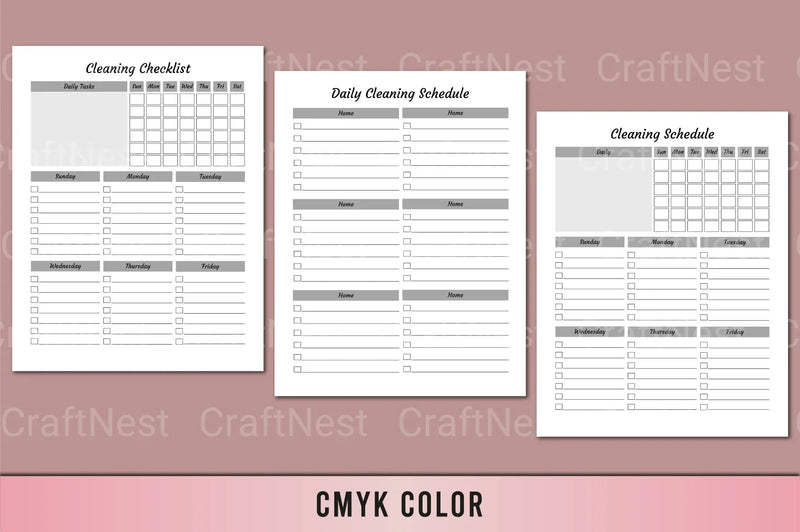 Ultimate Cleaning Planner for Organized Living - CraftNest - Digital Crafting and Art