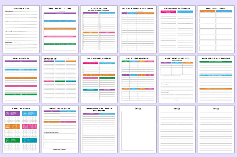 Mindfulness Self-Care Guide - CraftNest - Digital Crafting and Art