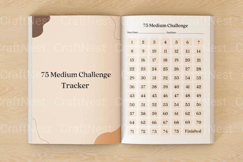Medium Challenge Tracker: Stay Organized and Motivated - CraftNest - Digital Crafting and Art