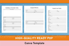 Medical Planner Template - CraftNest - Digital Crafting and Art