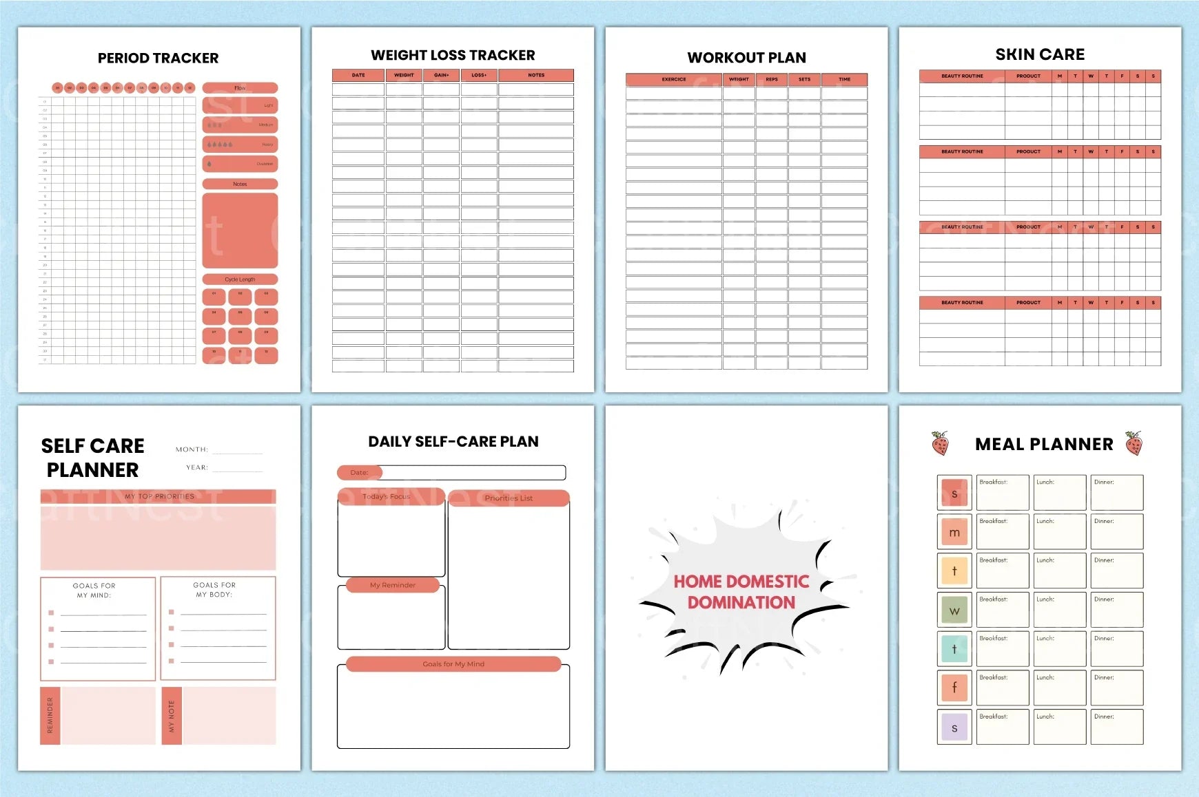 ADHD Planner for Effective Organization - CraftNest - Digital Crafting and Art