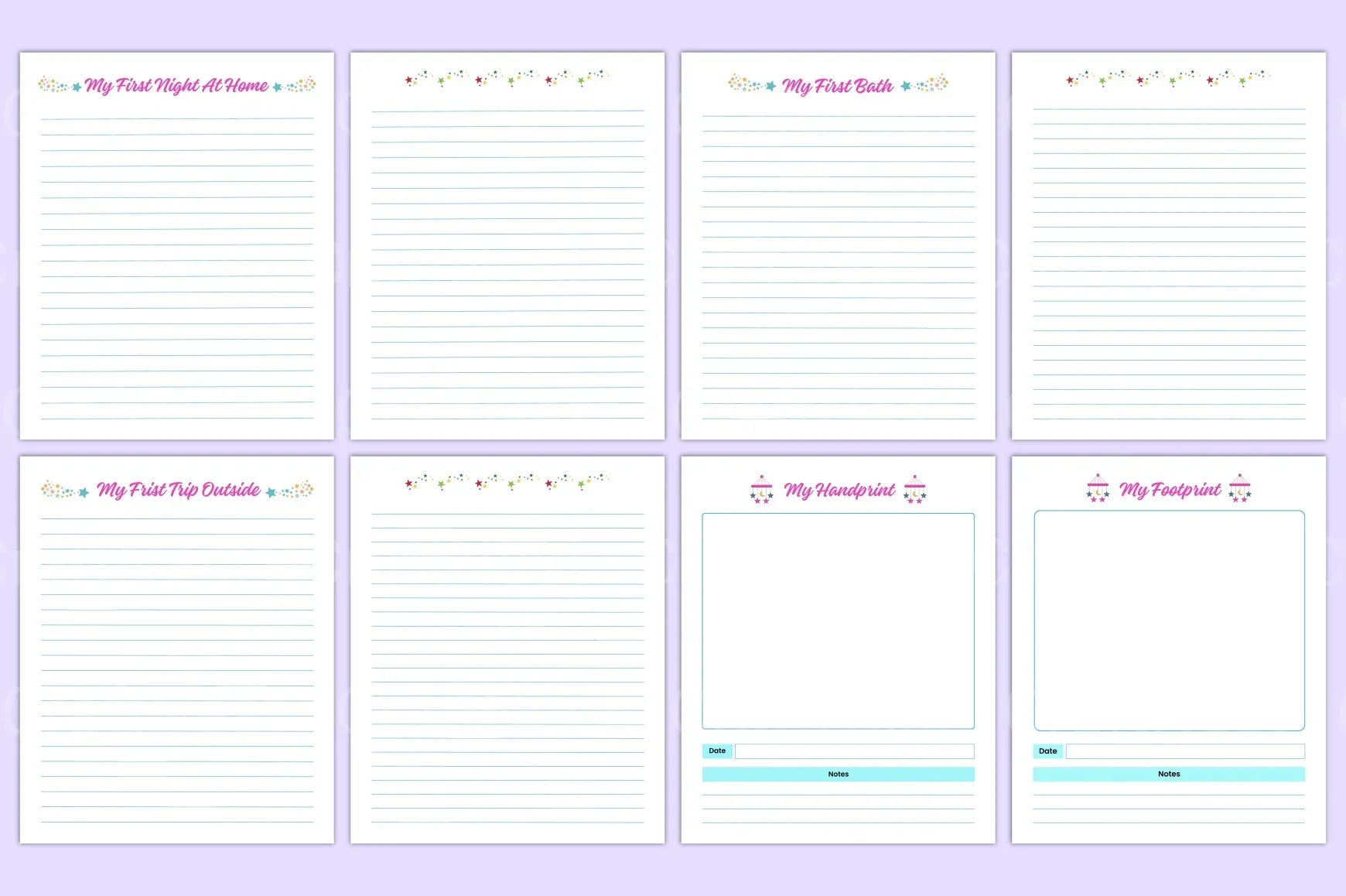 Baby Memory Book: First Year Keepsake - CraftNest - Digital Crafting and Art