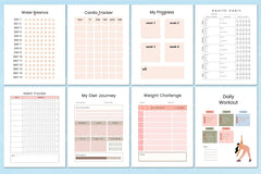 Fitness Meal Planner Guide - CraftNest - Digital Crafting and Art