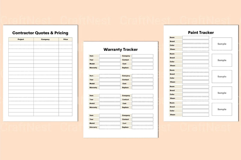 Home Renovation Planner Guide - CraftNest - Digital Crafting and Art