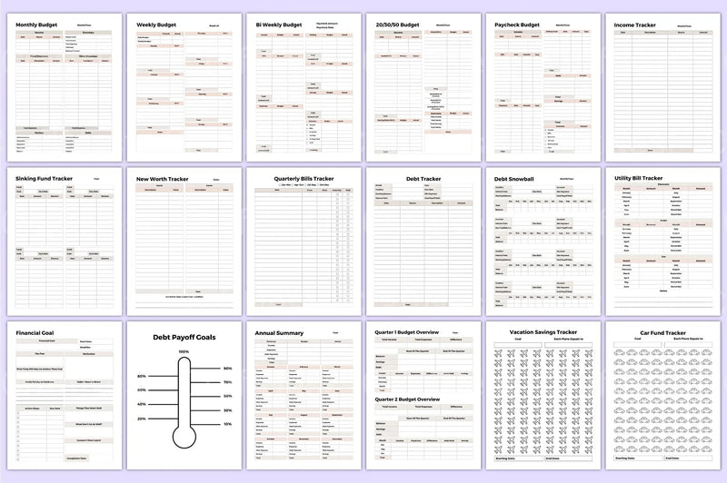 Ultimate Planner Sheets for Organization and Productivity - CraftNest - Digital Crafting and Art