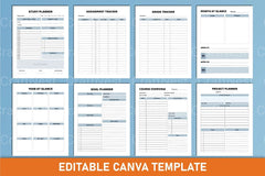 Nursing Student Planner Canva Template - CraftNest - Digital Crafting and Art