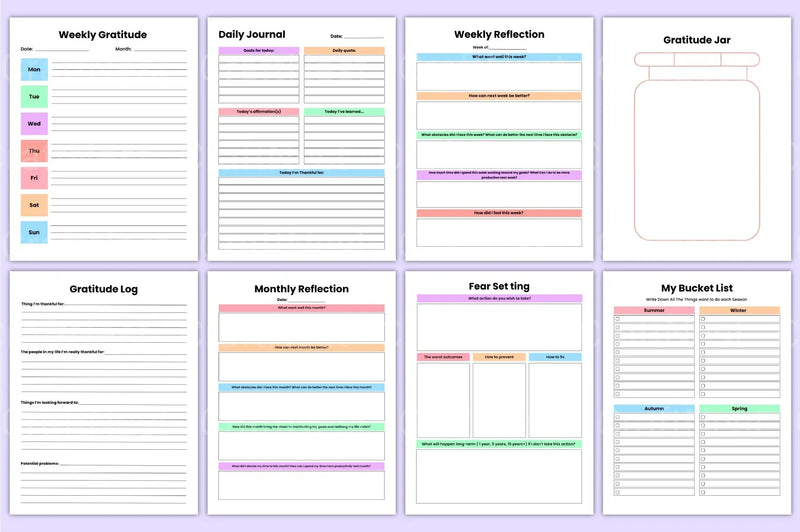 Wellness Lifestyle Organizer - CraftNest - Digital Crafting and Art
