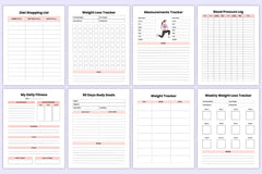 Weight Loss Planner - CraftNest - Digital Crafting and Art