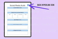 Social Media Planner Template - CraftNest - Digital Crafting and Art