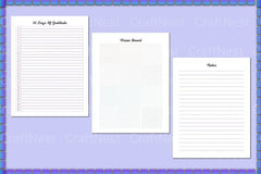 Self Care Planner for Personal Wellbeing - CraftNest - Digital Crafting and Art