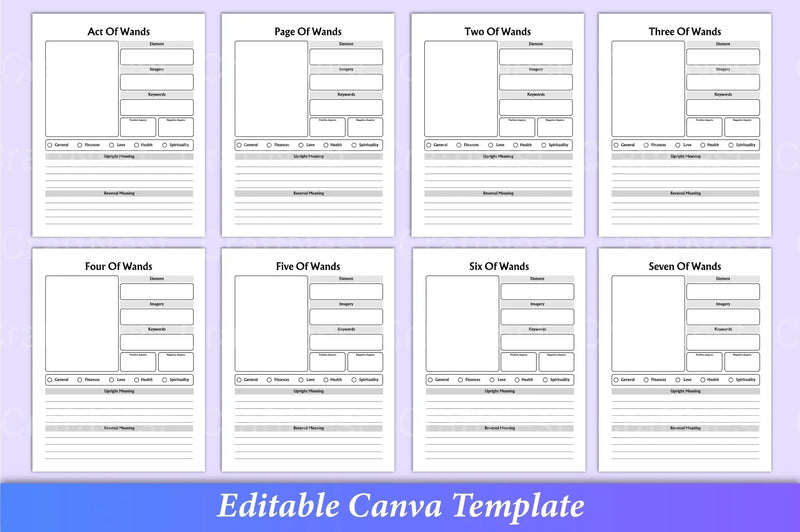Tarot Canva Template for Creative Designs - CraftNest - Digital Crafting and Art