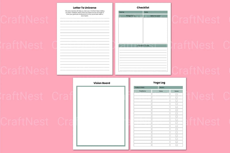 Vision Mapping Workbook for Goal Setting and Planning - CraftNest - Digital Crafting and Art