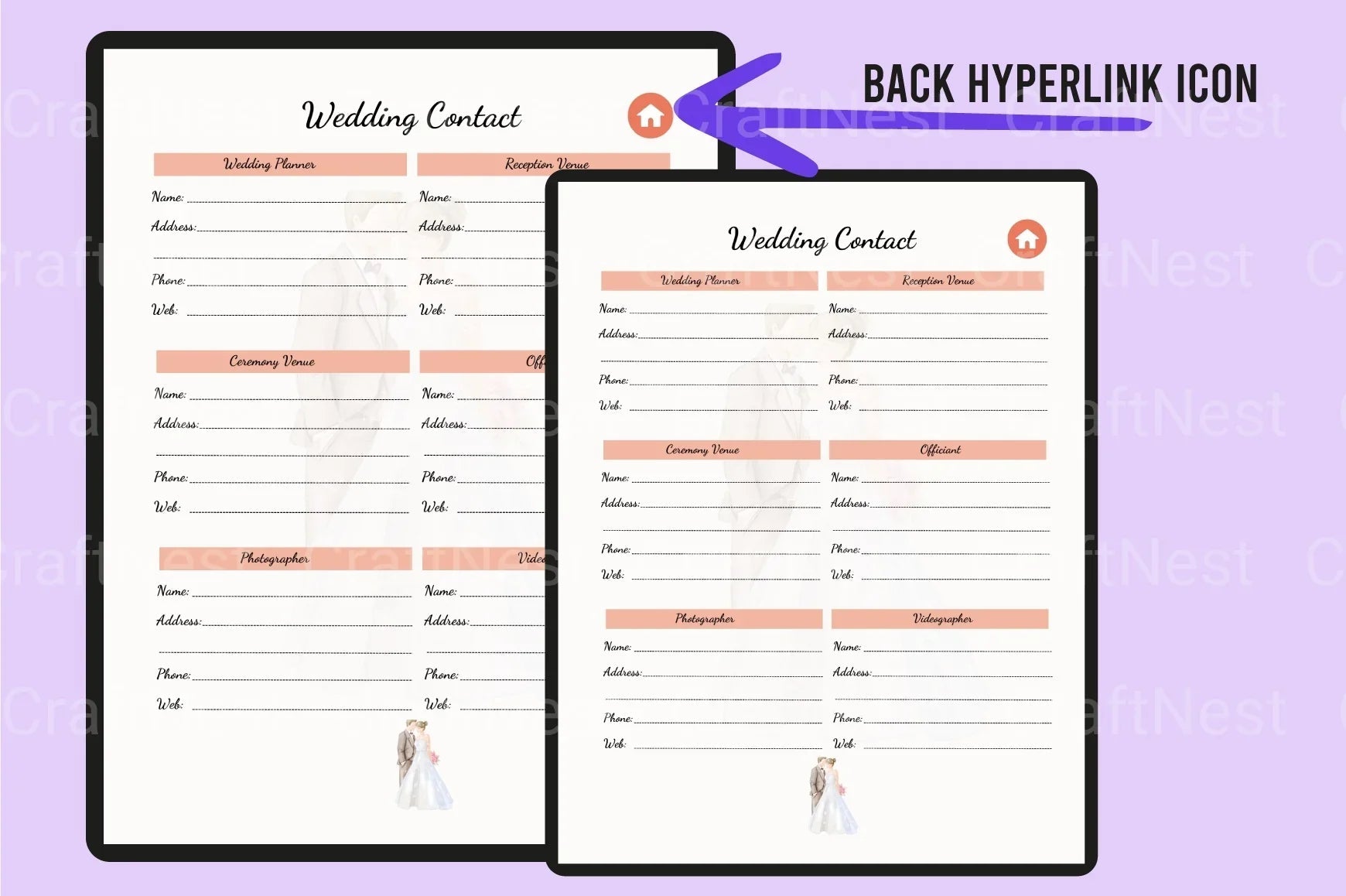 Wedding Planner Services - CraftNest - Digital Crafting and Art