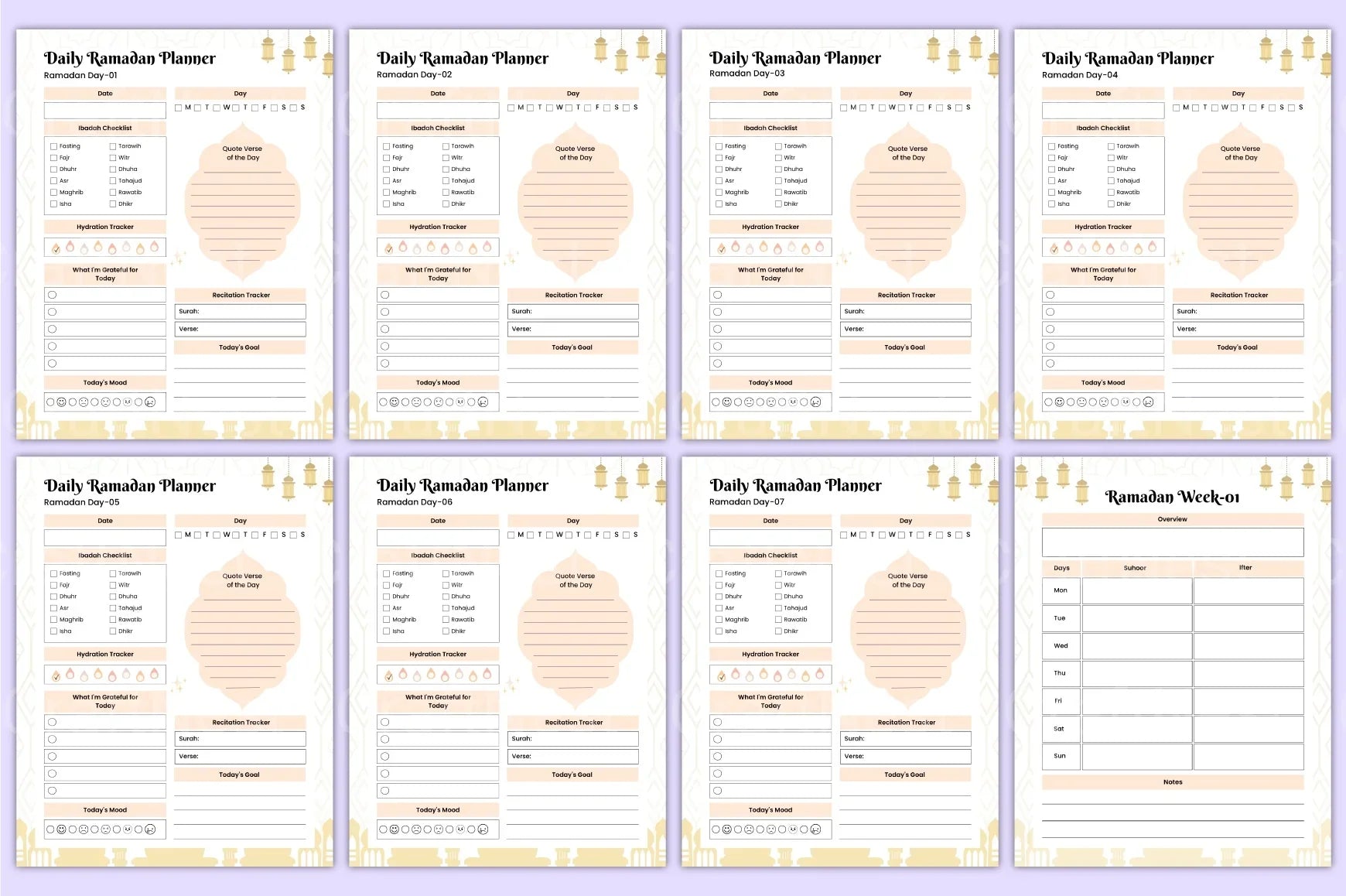 Ultimate Ramadan Planner for 2024 - CraftNest - Digital Crafting and Art