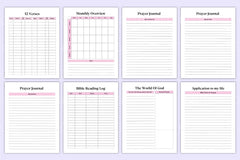Bible Study Planner Template - CraftNest - Digital Crafting and Art