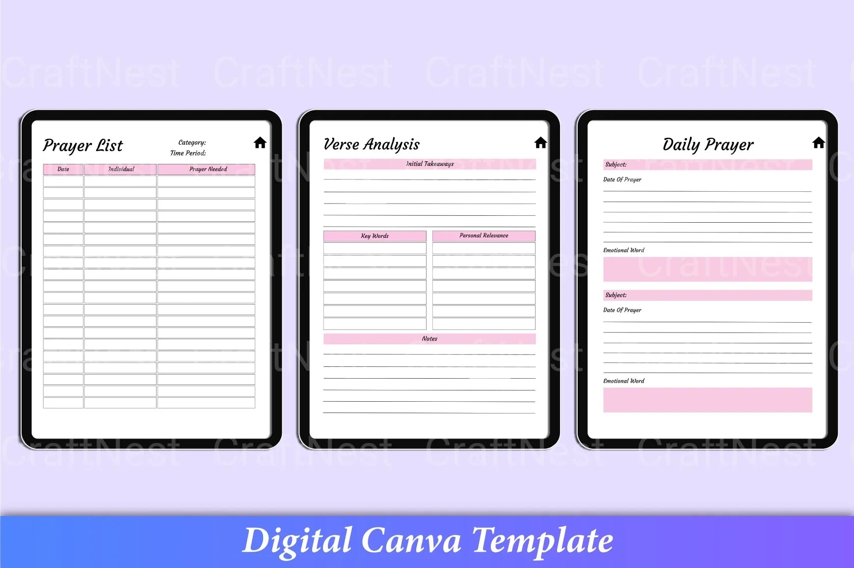 Bible Devotional Planner for Daily Inspiration - CraftNest - Digital Crafting and Art
