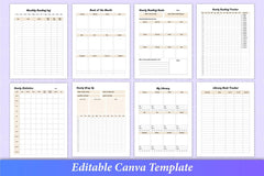 Reading Book Planner for Organized Reading - CraftNest - Digital Crafting and Art