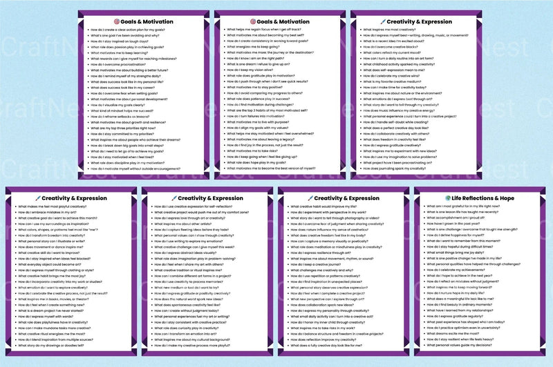 Mental Health Prompts for Wellness - CraftNest - Digital Crafting and Art