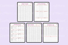 Side Hustle Planner for Entrepreneurs - CraftNest - Digital Crafting and Art