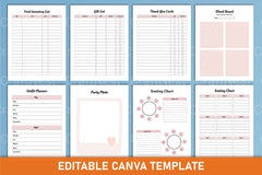 Party Event Planner Canva Template - CraftNest - Digital Crafting and Art