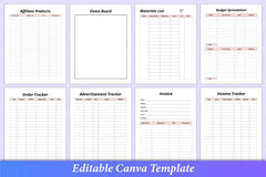 Girl Boss Planner Canva Template - CraftNest - Digital Crafting and Art