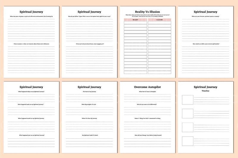Spiritual Awakening Workbook Guide - CraftNest - Digital Crafting and Art