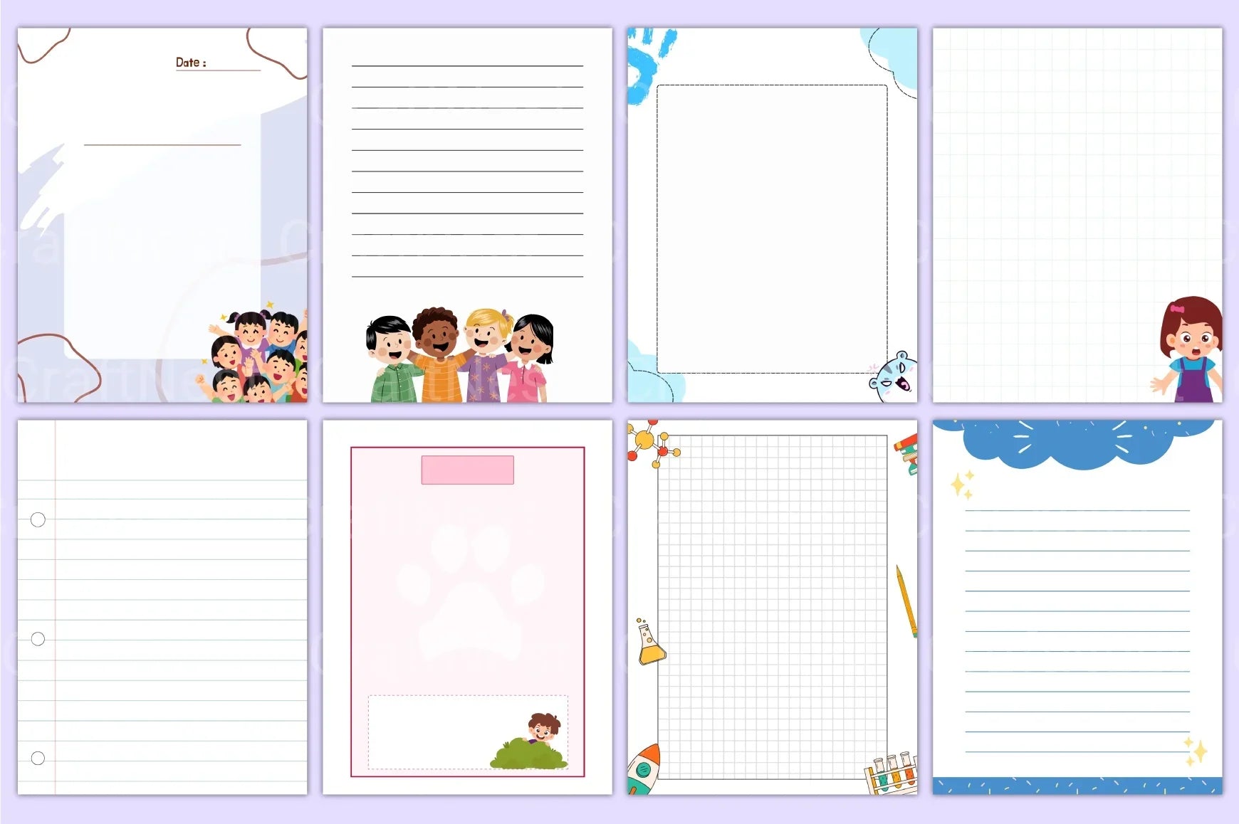 Mega Kids Writing Notebook - CraftNest - Digital Crafting and Art