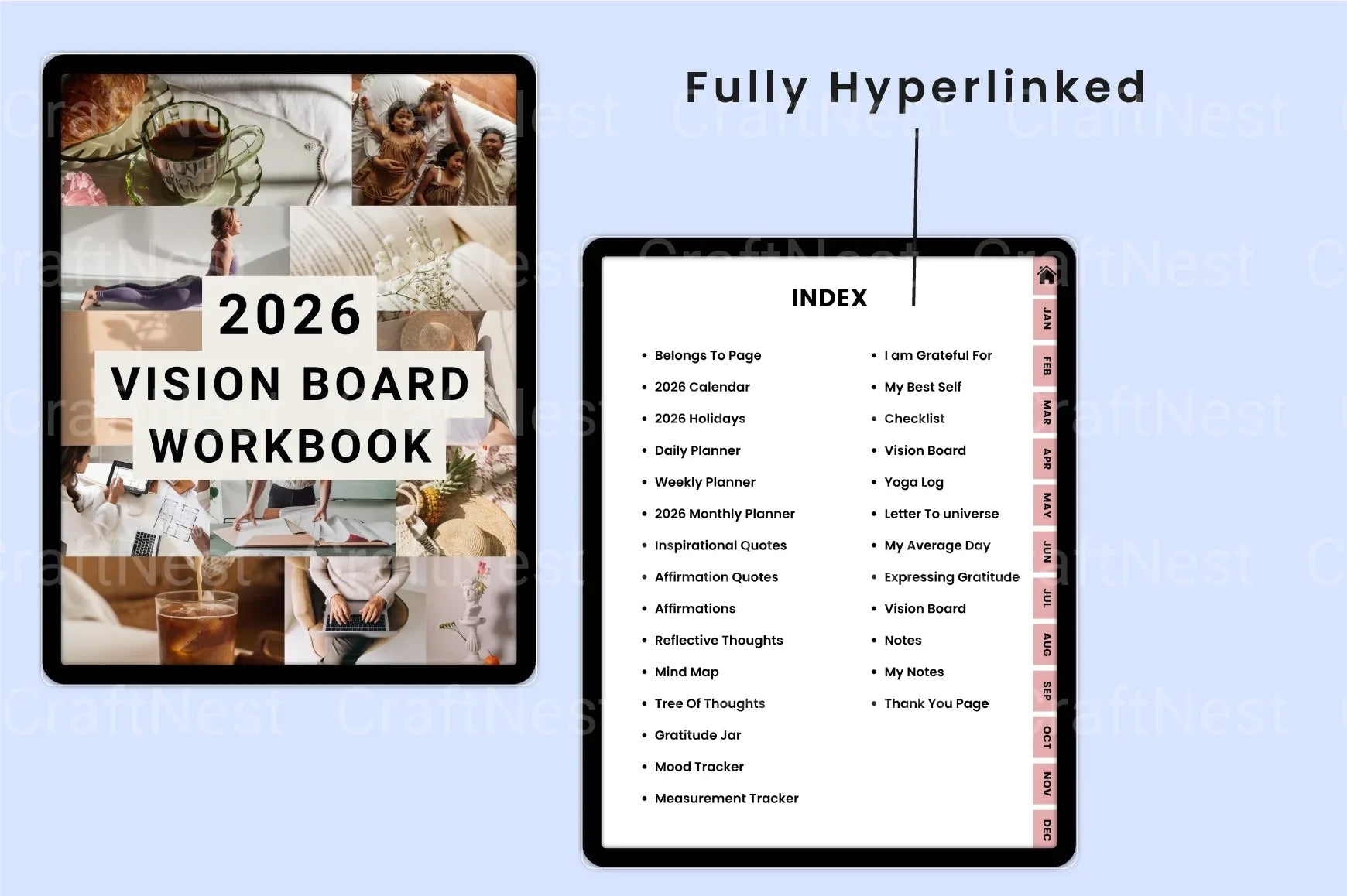 Vision Board Workbook for Goal Setting and Inspiration - CraftNest - Digital Crafting and Art