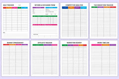 Business Management Organizer - CraftNest - Digital Crafting and Art